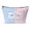 Striped w/ Whales Makeup Bag (Personalized)