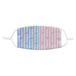Striped w/ Whales Kid's Cloth Face Mask