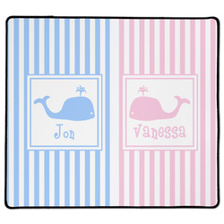 Striped w/ Whales XL Gaming Mouse Pad - 18" x 16" (Personalized)