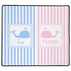 Striped w/ Whales XL Gaming Mouse Pad - 18" x 16" (Personalized)