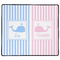 Striped w/ Whales XL Gaming Mouse Pad - 18" x 16" (Personalized)