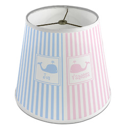 Striped w/ Whales Empire Lamp Shade (Personalized)