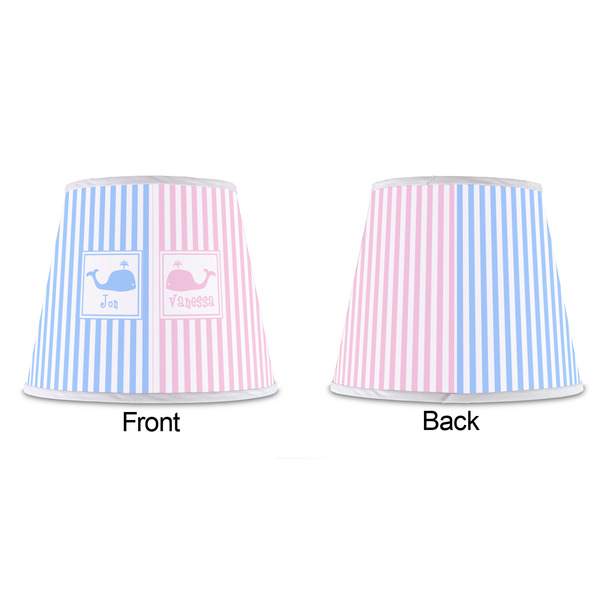 Striped w/ Whales Poly Film Empire Lampshade - Approval
