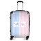 Striped w/ Whales Medium Travel Bag - With Handle