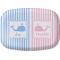 Striped w/ Whales Melamine Platter (Personalized)