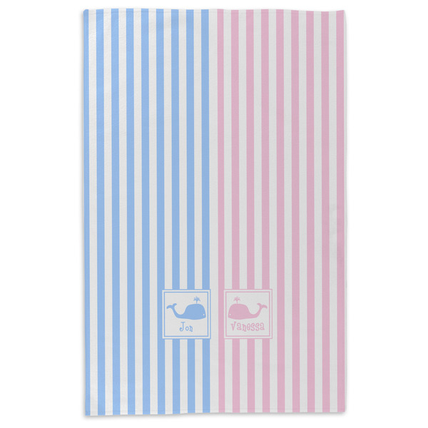 Striped w/ Whales Microfiber Dish Towel - APPROVAL