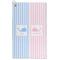 Striped w/ Whales Microfiber Golf Towels - FRONT