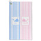 Striped w/ Whales Microfiber Golf Towel (Personalized)