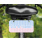 Striped w/ Whales Mini License Plate on Bicycle - LIFESTYLE Two holes