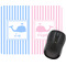 Striped w/ Whales Rectangular Mouse Pad