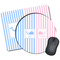 Striped w/ Whales Mouse Pads - Round & Rectangular