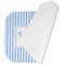 Striped w/ Whales Octagon Placemat - Single front (folded)