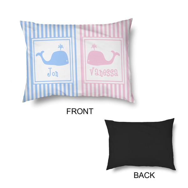 Striped w/ Whales Outdoor Dog Beds - Small - APPROVAL