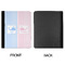 Striped w/ Whales Padfolio Clipboards - Large - APPROVAL