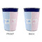 Striped w/ Whales Party Cup Sleeves - without bottom - Approval