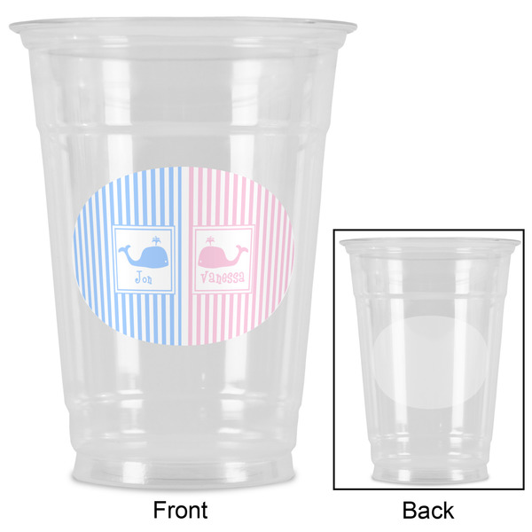 Striped w/ Whales Party Cups - 16oz - Approval