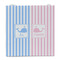 Striped w/ Whales Party Favor Gift Bag - Gloss - Front