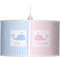 Striped w/ Whales Pendant Lamp Shade