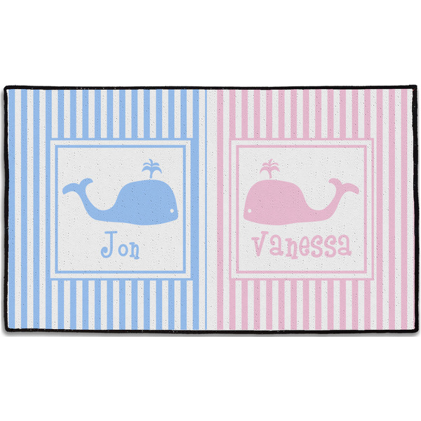 Striped w/ Whales Personalized - 60x36 (APPROVAL)