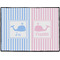 Striped w/ Whales Personalized Door Mat - 24x18 (APPROVAL)