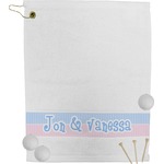 Striped w/ Whales Golf Bag Towel (Personalized)