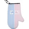 Striped w/ Whales Personalized Oven Mitt