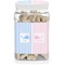 Striped w/ Whales Dog Treat Jar (Personalized)