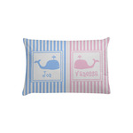 Striped w/ Whales Pillow Case - Toddler (Personalized)