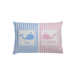Striped w/ Whales Pillow Case - Toddler (Personalized)