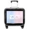 Striped w/ Whales Pilot / Flight Suitcase (Personalized)