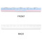 Striped w/ Whales Plastic Ruler - 12" - APPROVAL