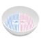 Striped w/ Whales Melamine Bowl - 8 oz (Personalized)