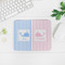 Striped w/ Whales Rectangular Mouse Pad - LIFESTYLE 2