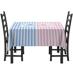 Striped w/ Whales Tablecloth (Personalized)