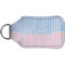 Striped w/ Whales Sanitizer Holder Keychain - Small (Back)