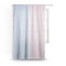 Striped w/ Whales Sheer Curtain With Window and Rod