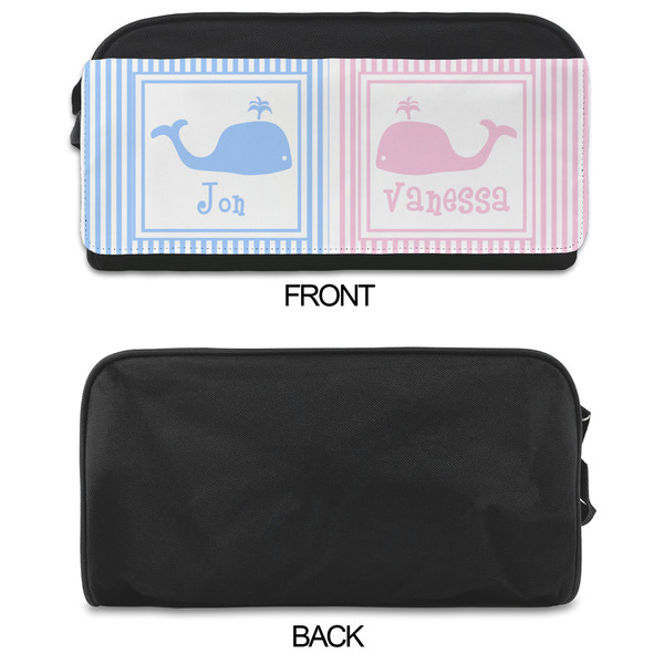 Striped w/ Whales Shoe Bags - APPROVAL