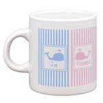 Striped w/ Whales Espresso Cup (Personalized)