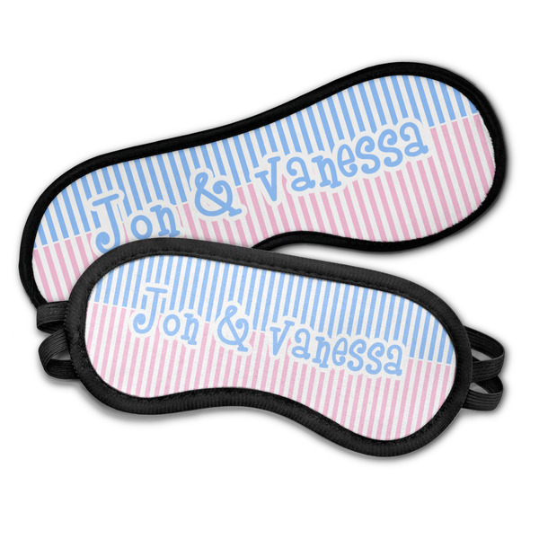 Striped w/ Whales Sleeping Eye Masks - PARENT