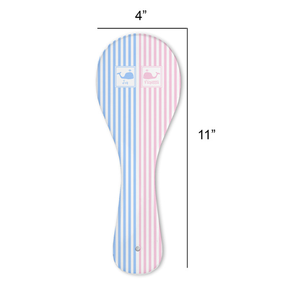 Striped w/ Whales Spoon Rest Trivet - APPROVAL