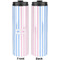 Striped w/ Whales Stainless Steel Tumbler 20 Oz - Approval