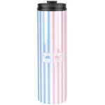 Striped w/ Whales Stainless Steel Skinny Tumbler - 20 oz (Personalized)
