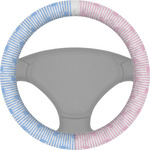 Striped w/ Whales Steering Wheel Cover
