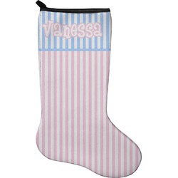 Striped w/ Whales Holiday Stocking - Single-Sided - Neoprene (Personalized)