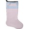 Striped w/ Whales Holiday Stocking - Neoprene (Personalized)