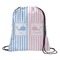 Striped w/ Whales String Backpack