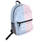 Striped w/ Whales Student Backpack Front