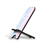 Striped w/ Whales Stylized Cell Phone Stand - Small w/ Multiple Names