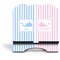 Striped w/ Whales Stylized Tablet Stand - Front without iPad
