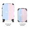 Striped w/ Whales Suitcase Set 4 - APPROVAL